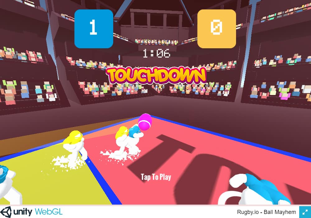 Rugby.io Ball Mayhem Gioco Gratis Online FunnyGames