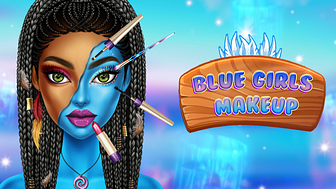 Blue Girls Makeup