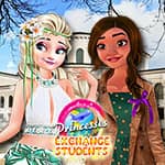 Elsa and Moana Exchange Students