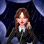 Celebrity Wednesday Addams Style