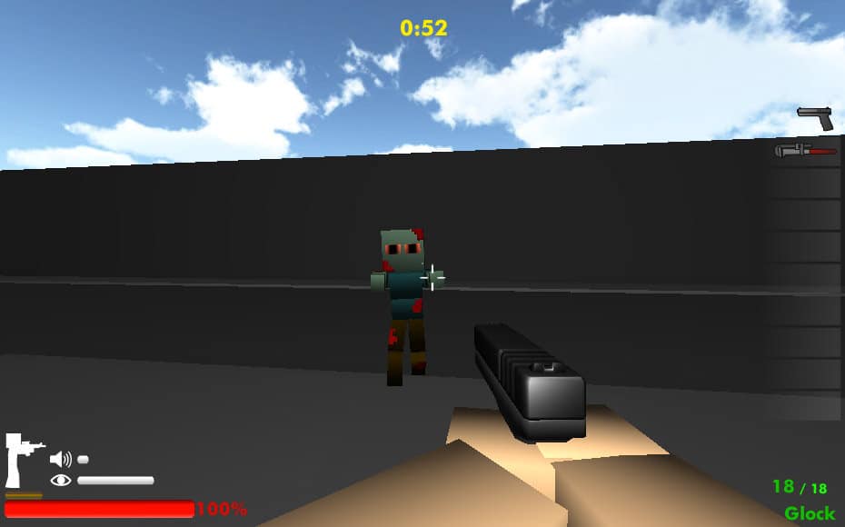 Minecraft Zumbi Blocks 3D Gioco Gratis Online FunnyGames