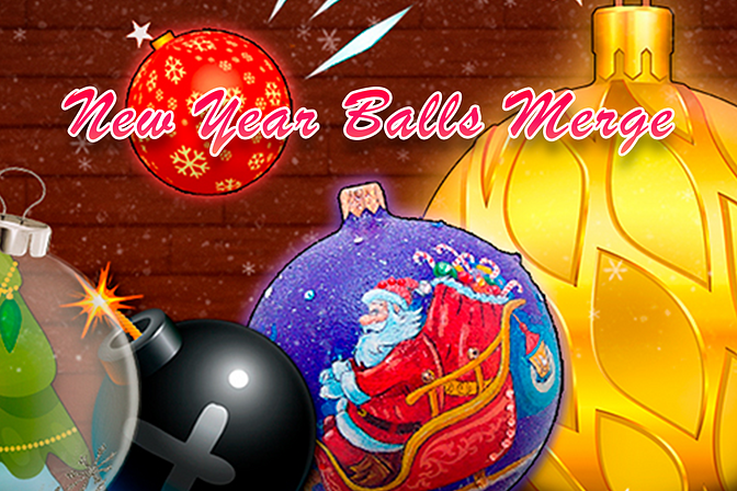 New Year Balls Merge